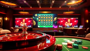 Experience the thrill at the meilleur casino en ligne belgique with vibrant gaming displays and luxurious atmosphere.