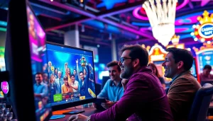 Experience the thrill at the meilleur casino en ligne belgique with lively players enjoying online games.