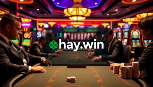 Experience thrilling gameplay at hay.win with vibrant casino tables and high-stakes poker games.