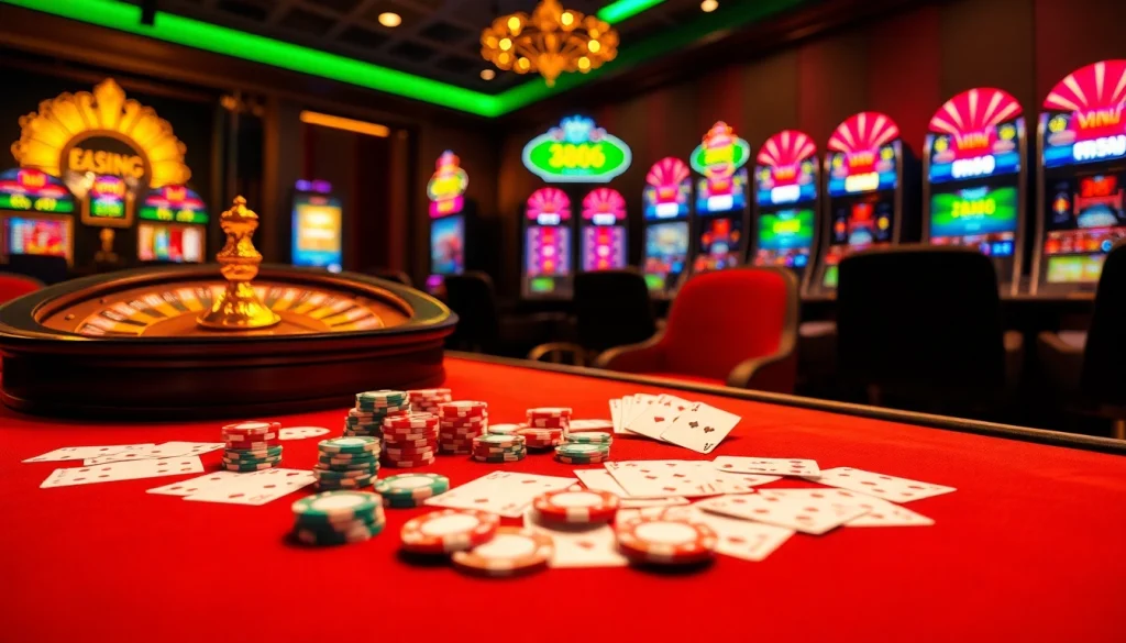 Experience thrilling games at nhà cái 888new with luxurious roulette and poker tables.