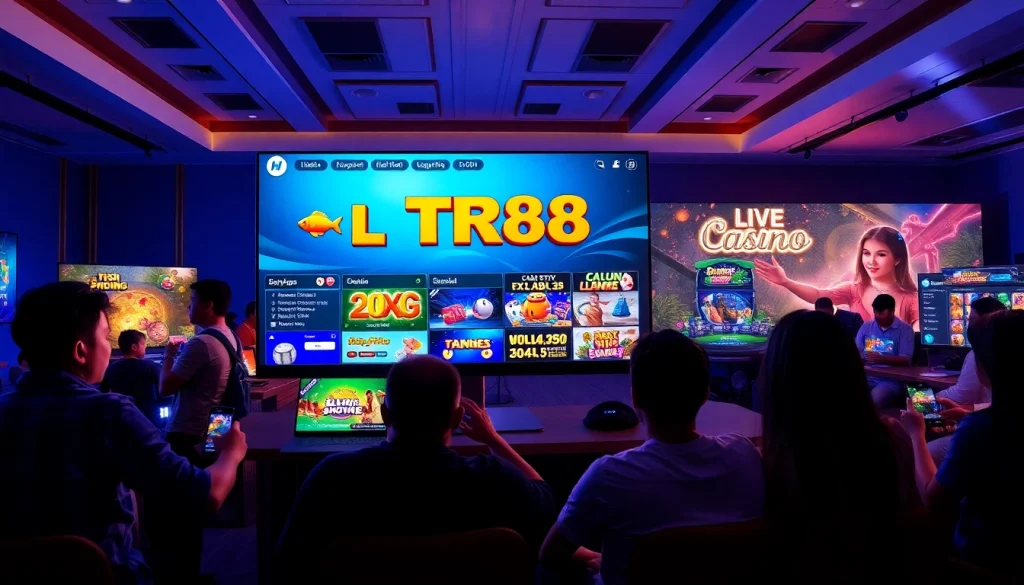 Experience exciting online games on TR88, featuring diverse gaming options and user-friendly interface.