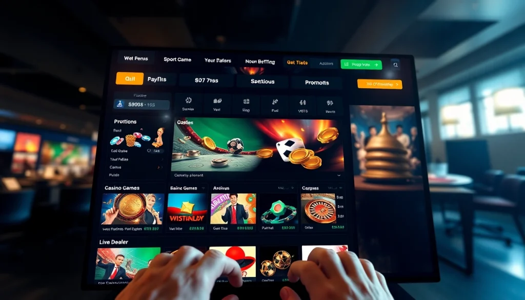 Engaging online betting platform interface showcasing diverse games at https://new88pm.com/.