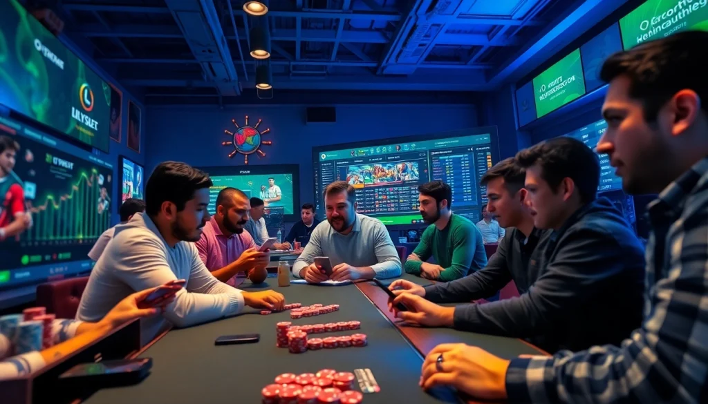 Discover the energetic world of betting at okvipwin.live with players engaged in dynamic gameplay.