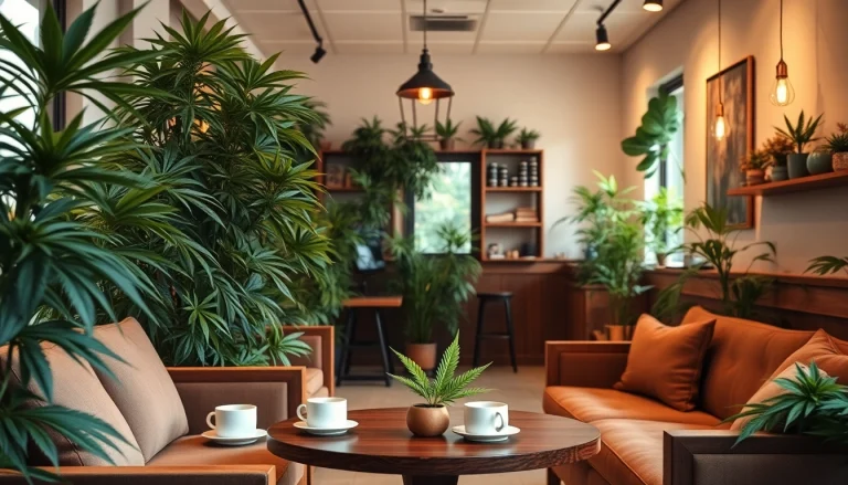 Kunden genießen Cannabis Coffee Shop Lloret de Mar mit entspannender Atmosphäre.