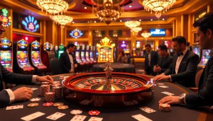 Experience the excitement of online gambling at https://rr88me.com/ with engaging casino visuals.