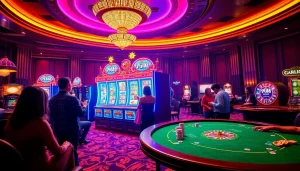 Winning on pg88 slot machines in a luxurious casino environment filled with excitement.