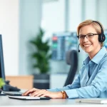 Customer service representative engaging in a Liên hệ with clients for sports support