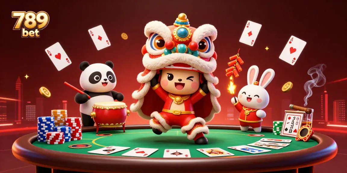 Experience thrilling action with 789 bet gameplay featuring a lively 3D casino scene.